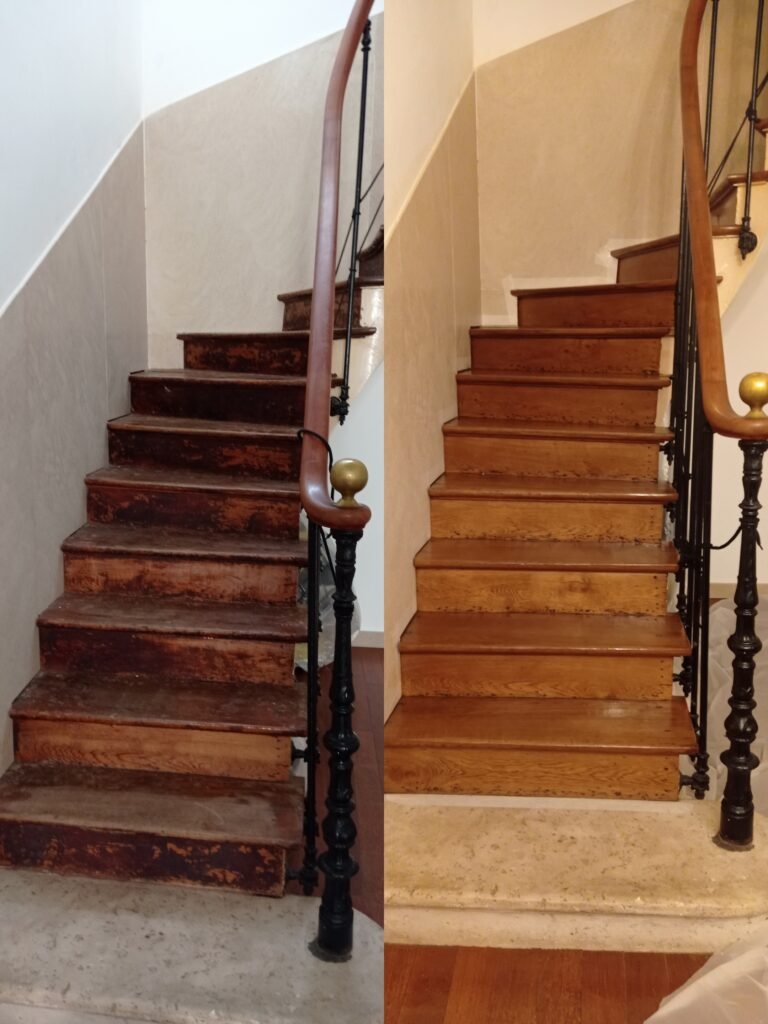 Rénovation d'un magnifique escalier d'une maison de maitre par Thomas LESCH Leschgo renov